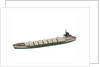 Waterline model; Miniature model by Reginald Carpenter