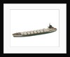 Waterline model; Miniature model by Reginald Carpenter