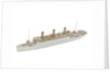 Waterline model; Miniature model by Reginald Carpenter