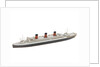 Waterline model; Miniature model by Reginald Carpenter