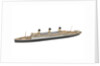 Waterline model; Miniature model by Reginald Carpenter