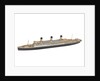 Waterline model; Miniature model by Reginald Carpenter