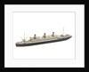 Waterline model; Miniature model by Reginald Carpenter