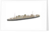 Waterline model; Miniature model by Reginald Carpenter