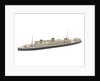 Waterline model; Miniature model by Reginald Carpenter