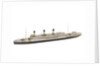 Waterline model; Miniature model by Reginald Carpenter