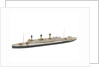 Waterline model; Miniature model by Reginald Carpenter