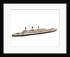 Waterline model; Miniature model by Reginald Carpenter