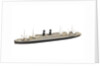 Waterline model; Miniature model by Reginald Carpenter