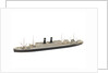 Waterline model; Miniature model by Reginald Carpenter