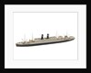 Waterline model; Miniature model by Reginald Carpenter