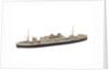 Waterline model; Miniature model by Reginald Carpenter