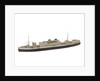 Waterline model; Miniature model by Reginald Carpenter