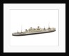 Waterline model; Miniature model by Reginald Carpenter