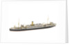 Waterline model; Miniature model by Reginald Carpenter