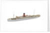 Waterline model; Miniature model by Reginald Carpenter