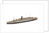 Waterline model; Miniature model by Reginald Carpenter