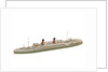 Waterline model; Miniature model by Reginald Carpenter