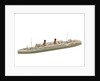 Waterline model; Miniature model by Reginald Carpenter