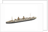 Waterline model; Miniature model by Reginald Carpenter