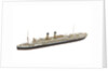 Waterline model; Miniature model by Reginald Carpenter