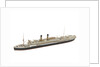 Waterline model; Miniature model by Reginald Carpenter