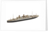 Waterline model; Miniature model by Reginald Carpenter