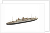 Waterline model; Miniature model by Reginald Carpenter