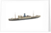 Waterline model; Miniature model by Reginald Carpenter