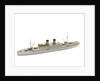 Waterline model; Miniature model by Reginald Carpenter