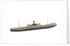 Waterline model; Miniature model by Reginald Carpenter