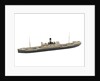 Waterline model; Miniature model by Reginald Carpenter