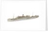 Waterline model; Miniature model by Reginald Carpenter