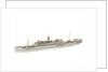 Waterline model; Miniature model by Reginald Carpenter