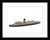 Waterline model; Miniature model by Reginald Carpenter