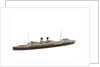 Waterline model; Miniature model by Reginald Carpenter