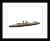 Waterline model; Miniature model by Reginald Carpenter