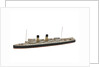 Waterline model; Miniature model by Reginald Carpenter