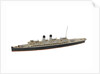 Waterline model; Miniature model by Reginald Carpenter