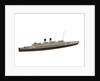 Waterline model; Miniature model by Reginald Carpenter