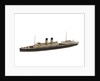 Waterline model; Miniature model by Reginald Carpenter