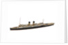 Waterline model; Miniature model by Reginald Carpenter