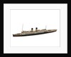 Waterline model; Miniature model by Reginald Carpenter