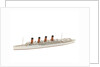 Waterline model; Miniature model by Reginald Carpenter