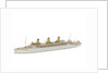 Waterline model; Miniature model by Reginald Carpenter
