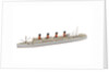 Waterline model; Miniature model by Reginald Carpenter