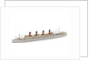 Waterline model; Miniature model by Reginald Carpenter
