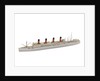 Waterline model; Miniature model by Reginald Carpenter