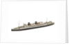 Waterline model; Miniature model by Reginald Carpenter