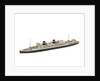 Waterline model; Miniature model by Reginald Carpenter